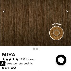 Ash brown MIYA INH HAIR PONYTAIL